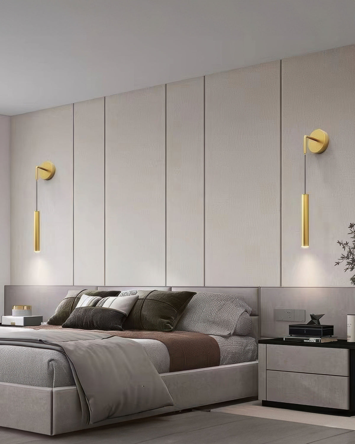 AuroraSphere κυλινδρική απλίκα τοίχου LED — Ζεστή λάμψη, μίνιμαλ σχεδιασμός