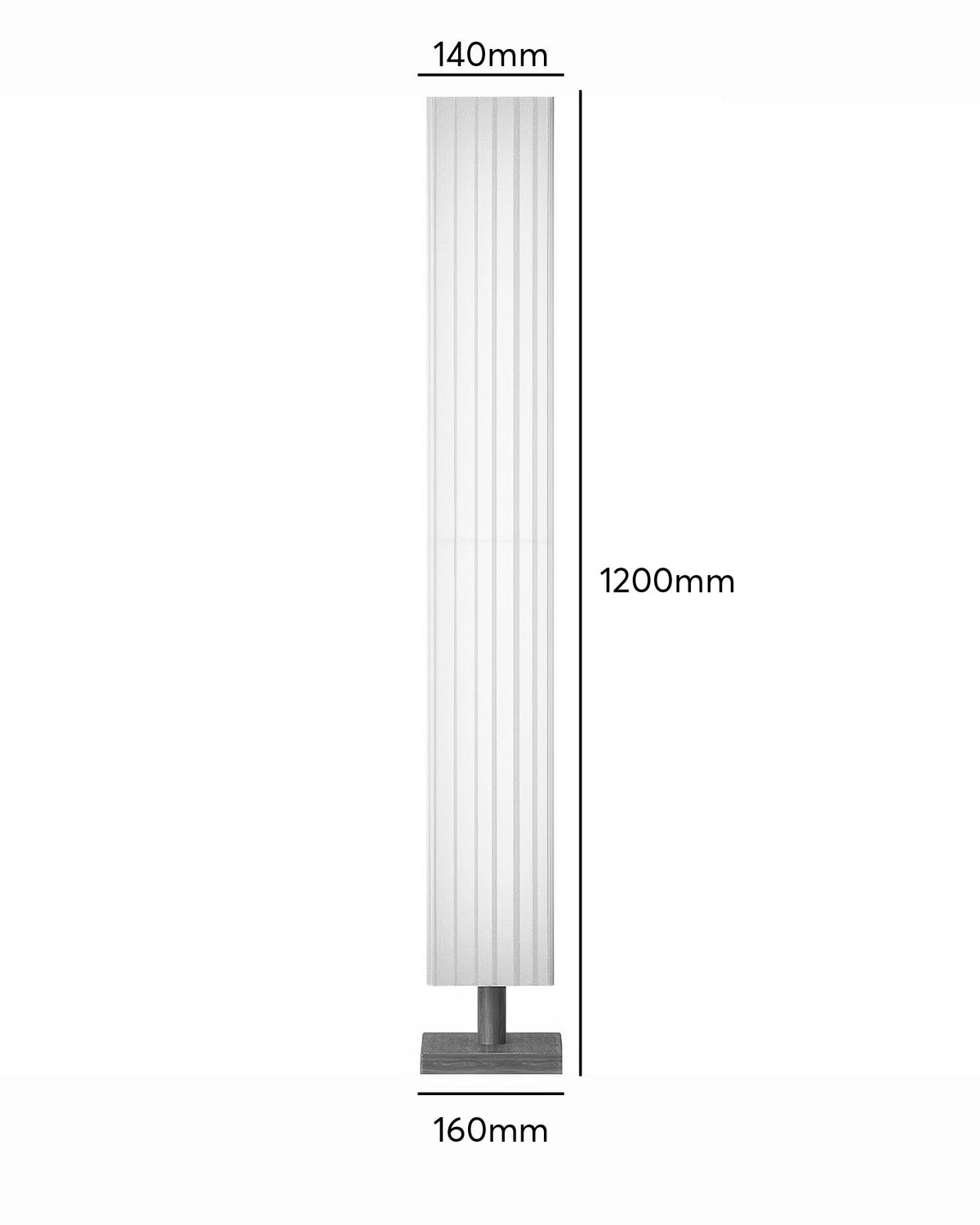 Sylara gulvlampe — orientalsk minimalistisk design i wabi-sabi-stil