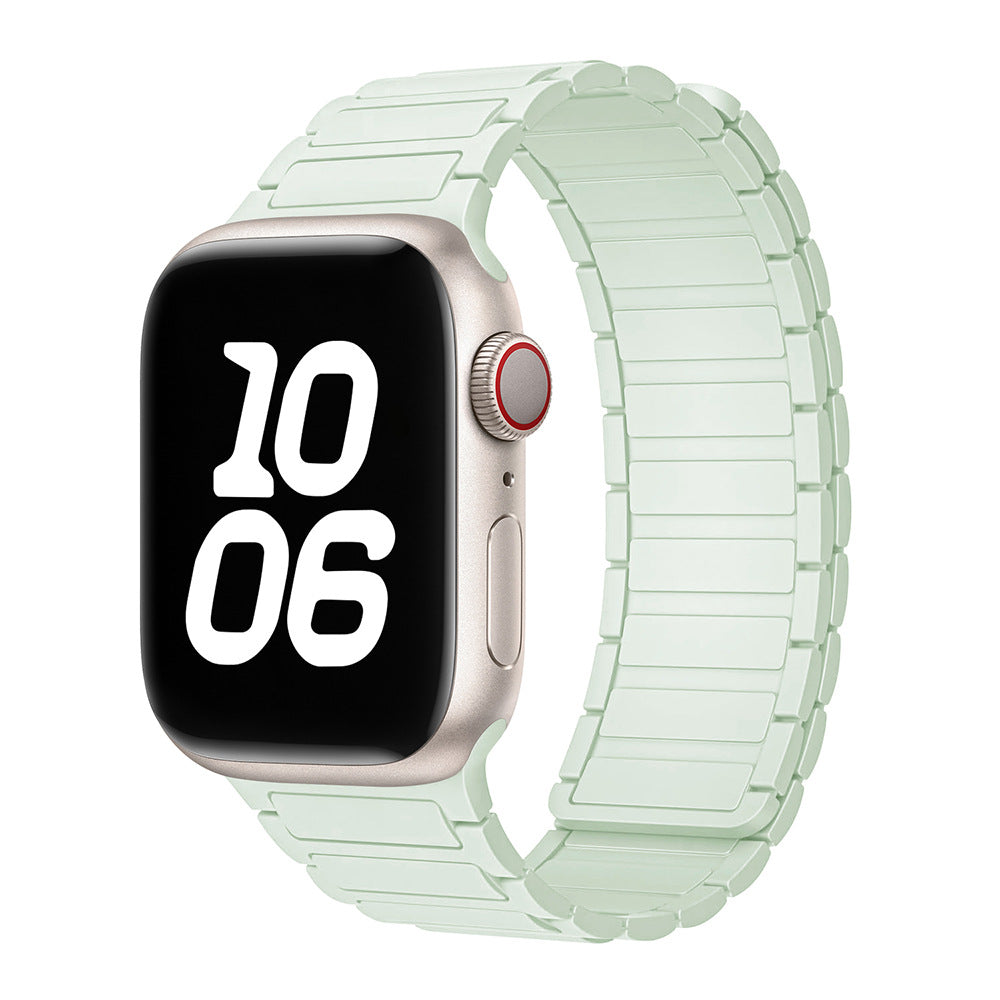 Magnetisches Silikon-Schlaufenarmband als Zubehör für die Nova-Smartwatch – Lamylie