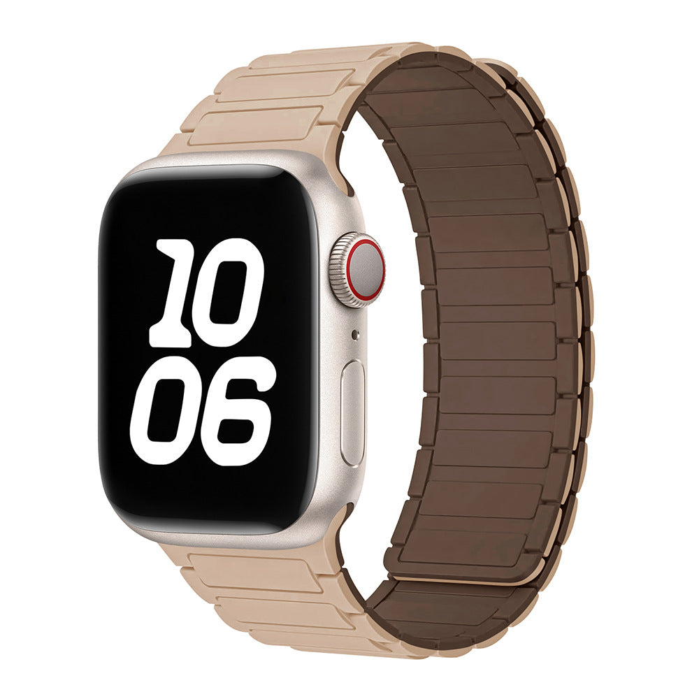 Magnetisches Silikon-Schlaufenarmband als Zubehör für die Nova-Smartwatch – Lamylie