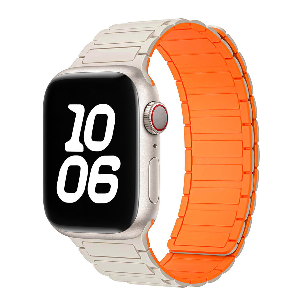 Magnetisches Silikon-Schlaufenarmband als Zubehör für die Nova-Smartwatch – Lamylie