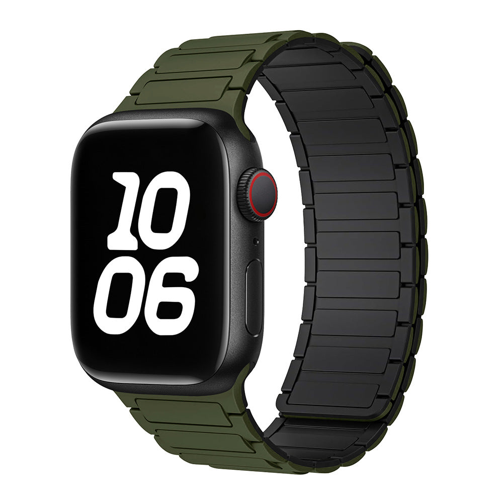 Magnetisches Silikon-Schlaufenarmband als Zubehör für die Nova-Smartwatch – Lamylie