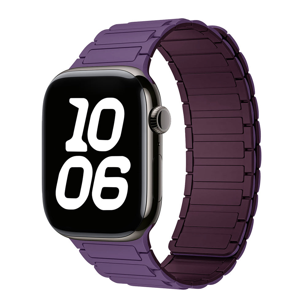 Magnetisches Silikon-Schlaufenarmband als Zubehör für die Nova-Smartwatch – Lamylie