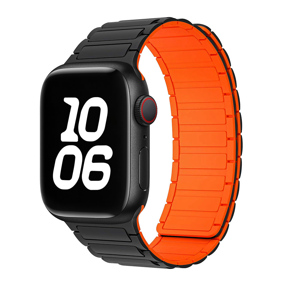 Magnetisches Silikon-Schlaufenarmband als Zubehör für die Nova-Smartwatch – Lamylie