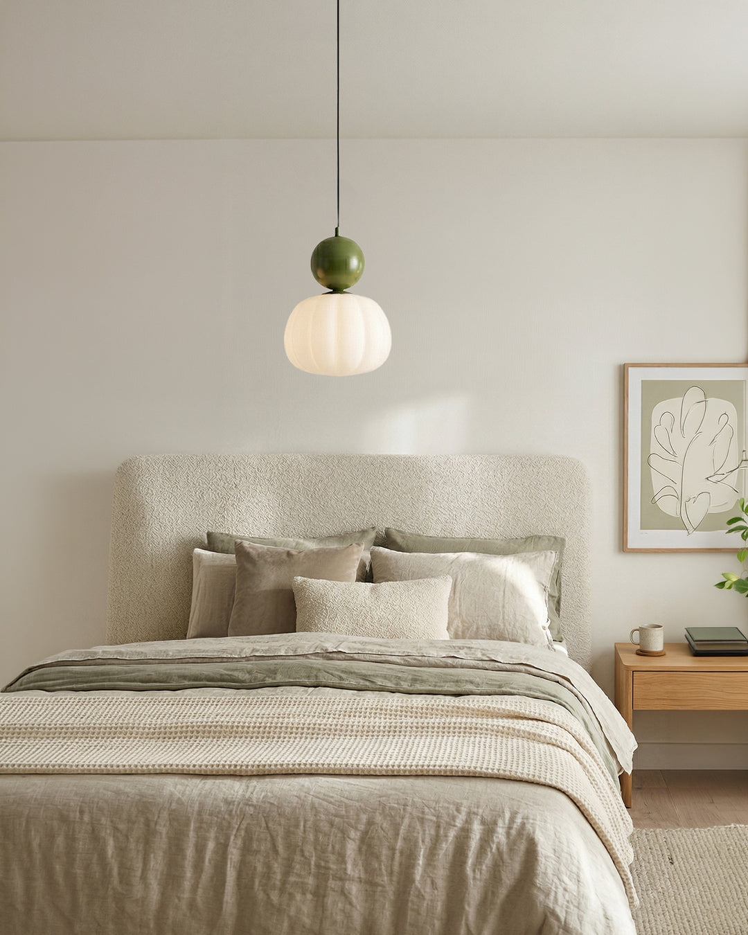 Geometric Pendant Lamp Bauhaus Design Metal Glass E27 | 1 or 3 Light Points Dimmable Ambient Lighting - Lamylie