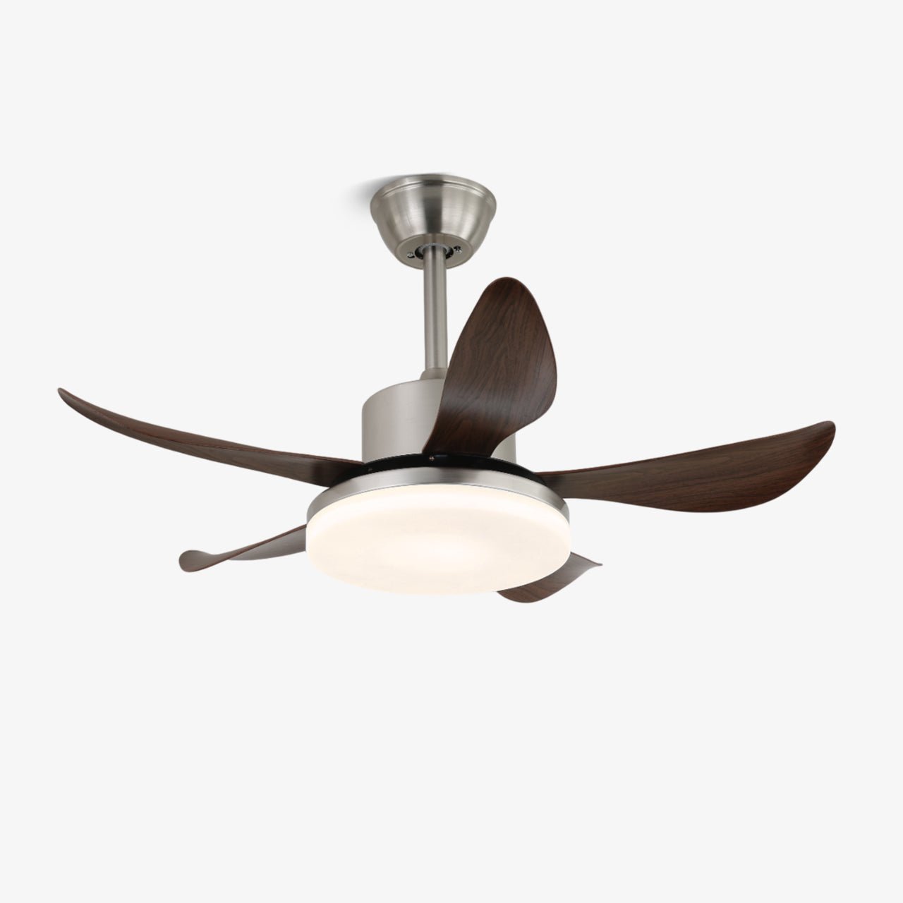Ventilator de tavan modern din lemn Nerra cu iluminare | Ø91 cm - Lamylie