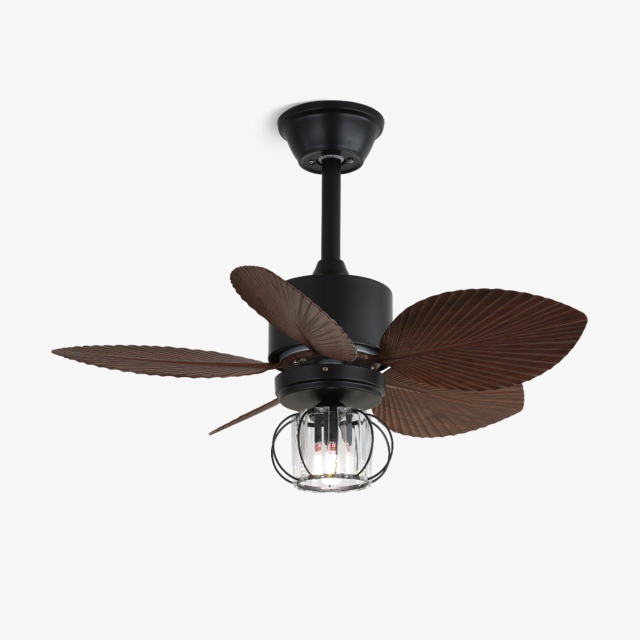 Industrial Ceiling Fan Caden with Lighting | 6 Speeds | Remote Control | Ø76 cm - Lamylie