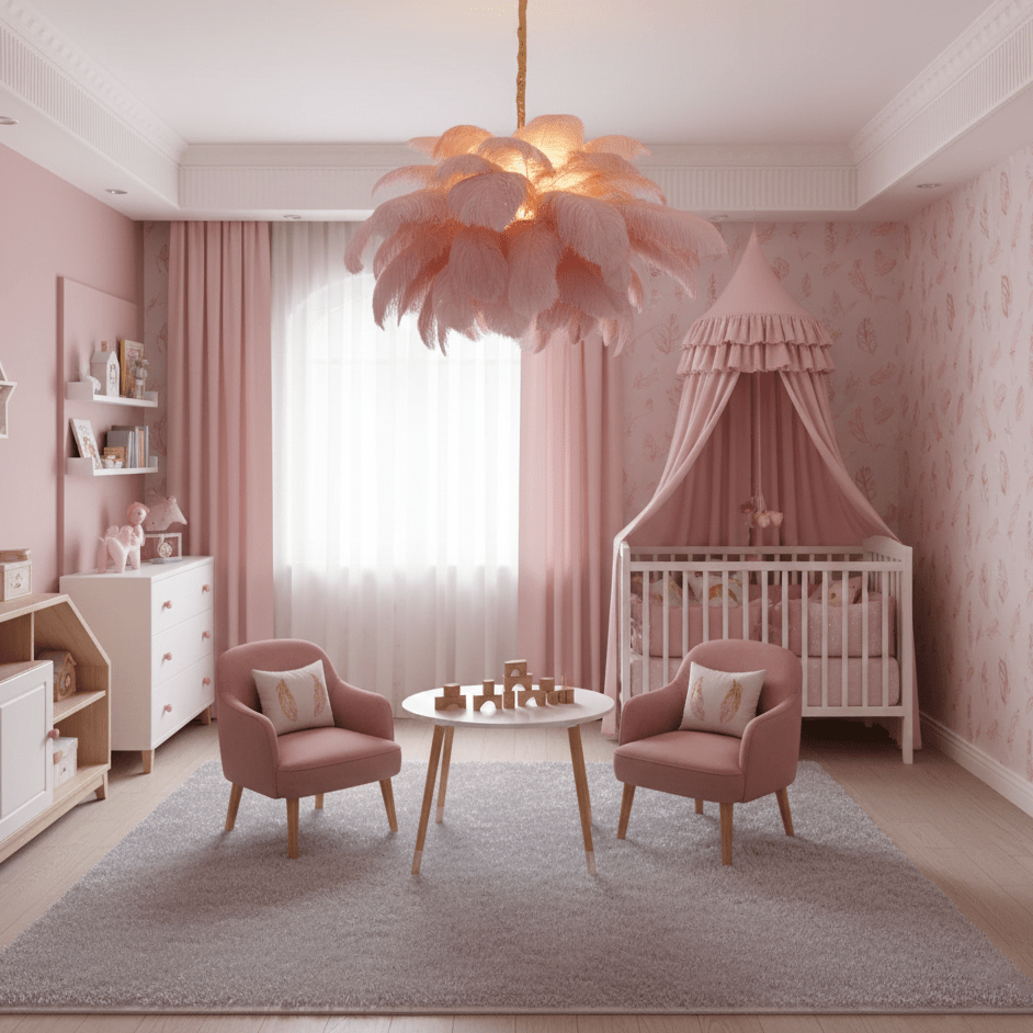 Feder-Kronleuchter 56 Handcolorierte Federn Messingfassung Gold Silber Hollywood Glamour Statement-Beleuchtung - Lamylie
