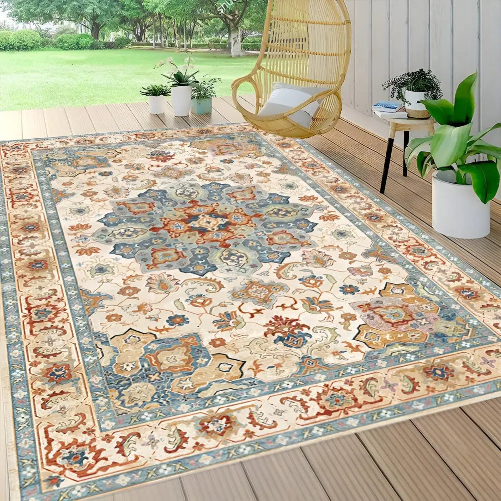 Tapis d’extérieur | Base en PVC antidérapante | Design nordique | FjordFloor - Lamylie