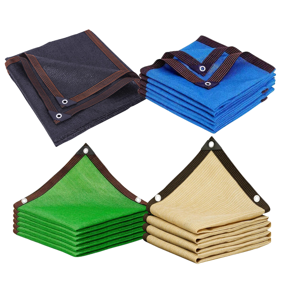 Voile d’ombrage en PEHD pour extérieur avec structure résistante aux UV | Toile d’ombrage rectangulaire pour jardin, terrasse et balcon - Lamylie