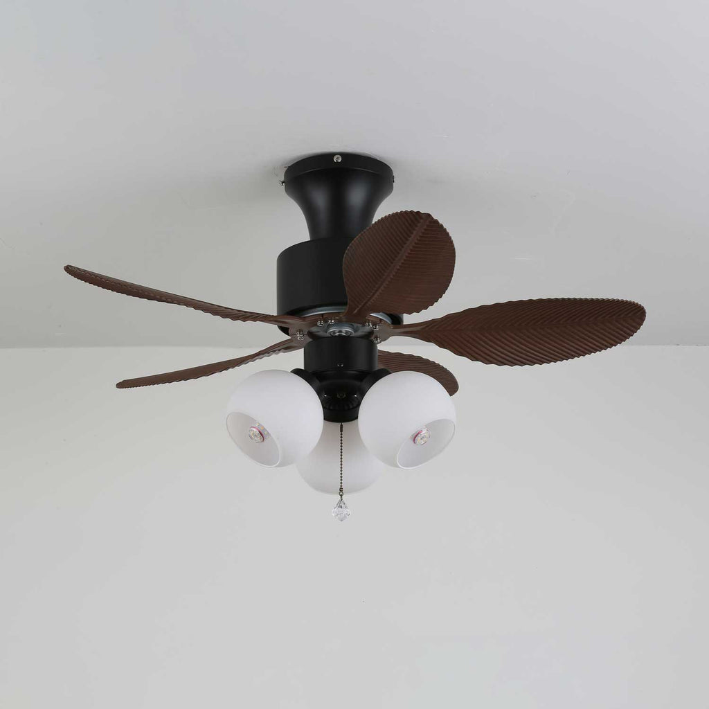 Althea Vintage-Deckenventilator mit Beleuchtung und Fernbedienung, 80 cm – Lamylie