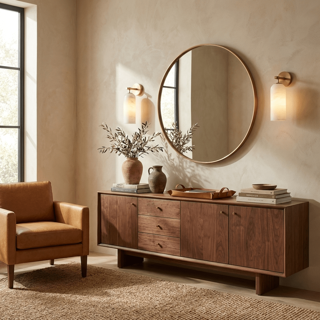 Alabaster Wall Lamp Cylindrical Minimalist Golden Fixture Warm Glow Lighting - Lamylie