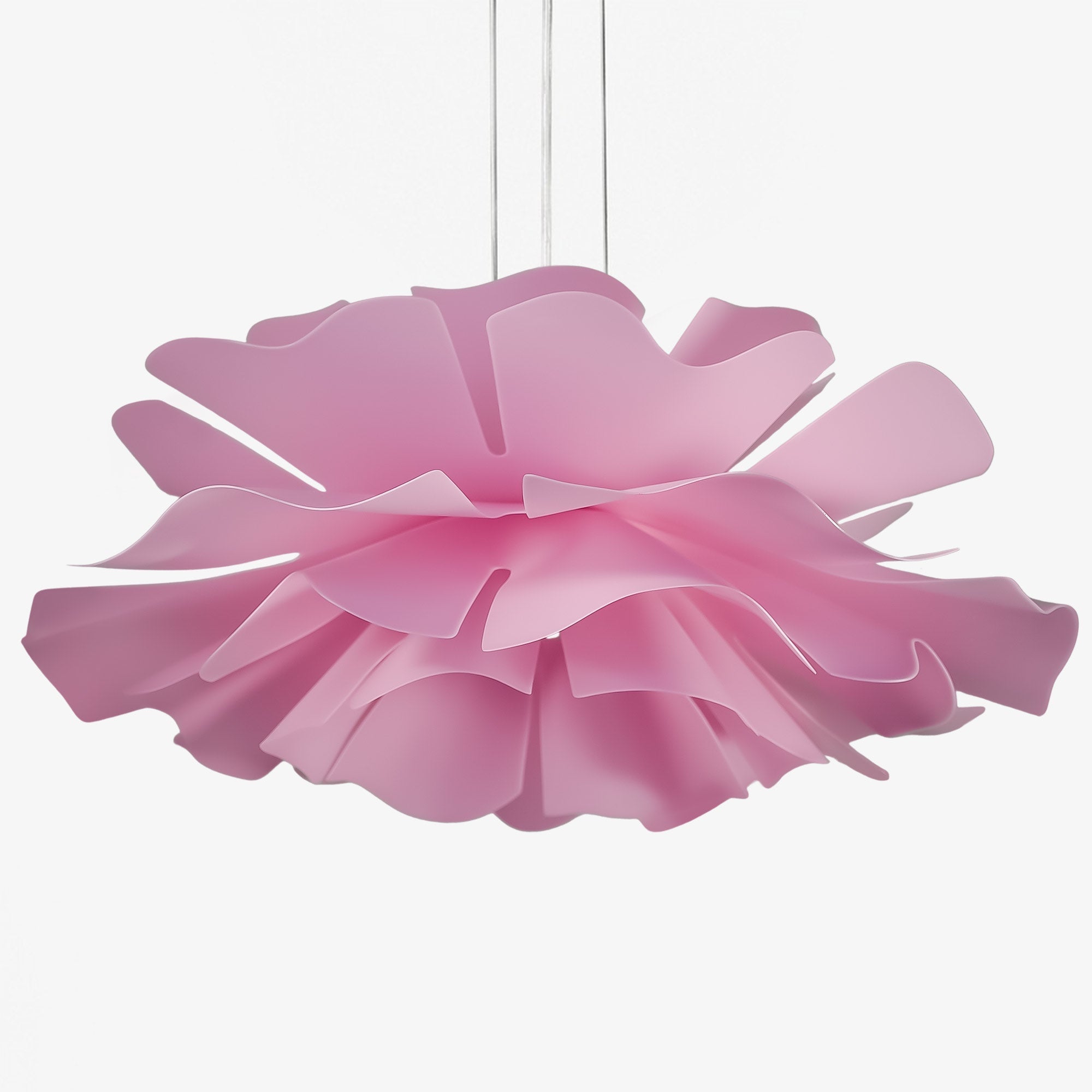 Handgefertigte Acryl-Pendelleuchte Lotusblume Weiß Skandinavisches Design - Lamylie