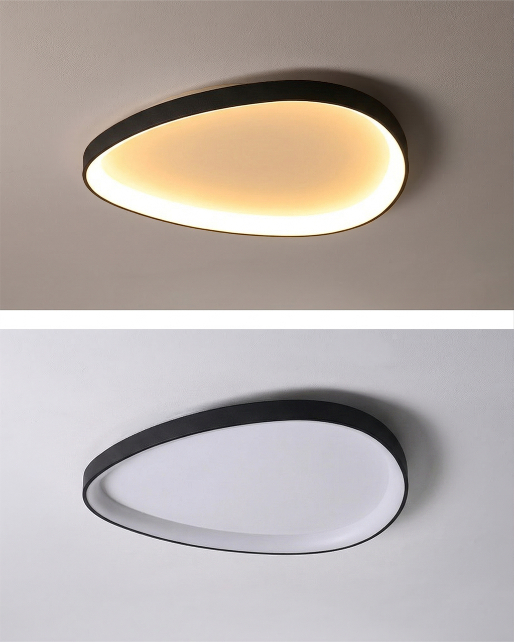 Pinnacle LED Ceiling Lamp | Minimalist Modern Ceiling Lighting with Subtle Refinement - Lamylie