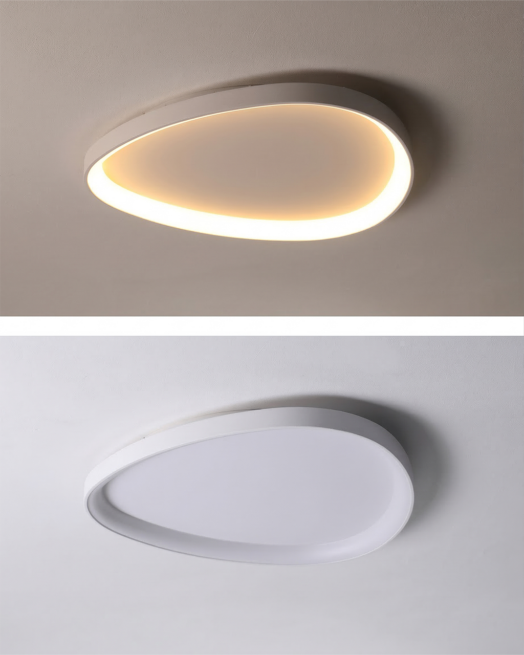 Pinnacle LED Ceiling Lamp | Minimalist Modern Ceiling Lighting with Subtle Refinement - Lamylie