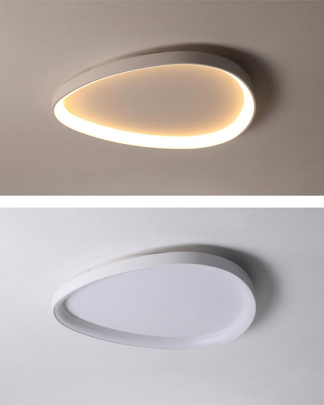 Pinnacle LED Ceiling Lamp | Minimalist Modern Ceiling Lighting with Subtle Refinement - Lamylie
