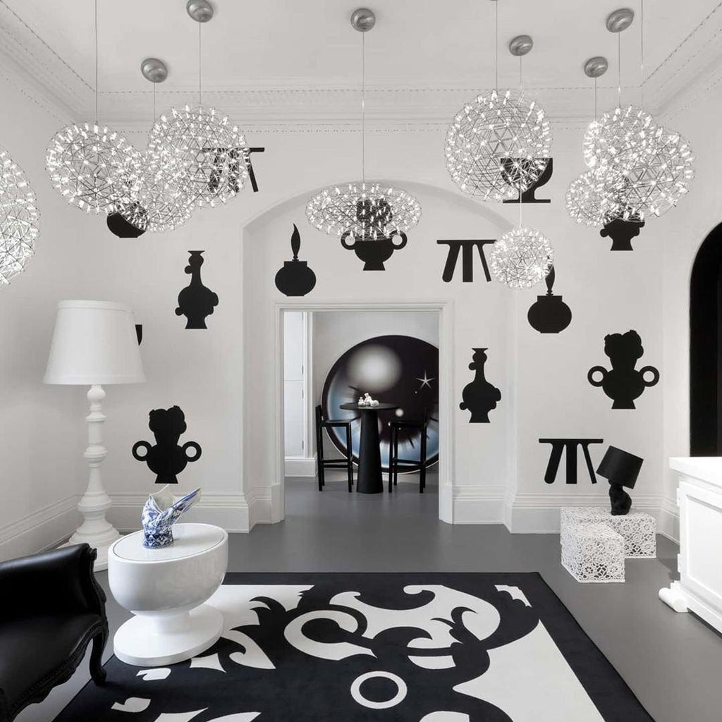 LED-hanglamp Zilveren Globe Sfeerverlichting Moderne Lamp Globe met Dimbare Lichtpunten Transparante Kristallen Globe Decoratief Scandinavisch Warmwit Industrieel Design Interieurlamp - Lamylie