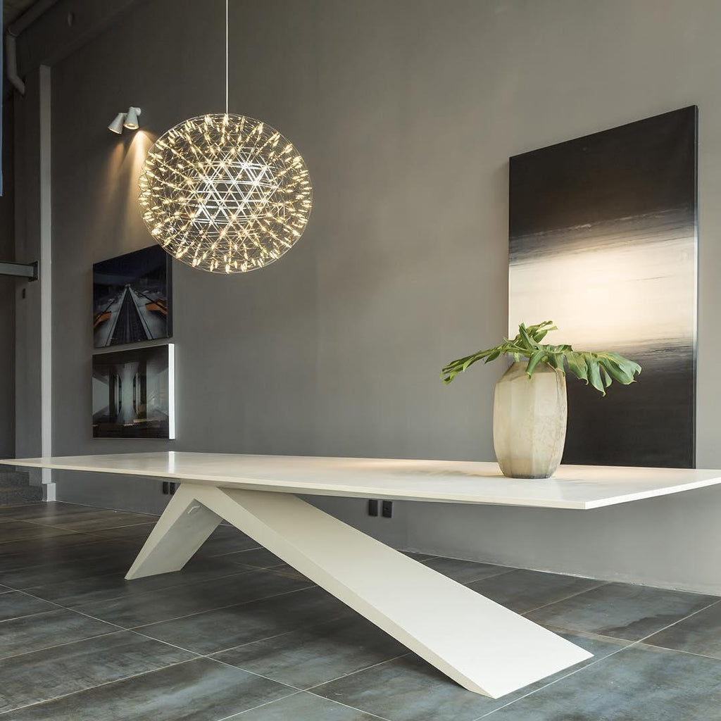 LED-hanglamp Zilveren Globe Sfeerverlichting Moderne Lamp Globe met Dimbare Lichtpunten Transparante Kristallen Globe Decoratief Scandinavisch Warmwit Industrieel Design Interieurlamp - Lamylie