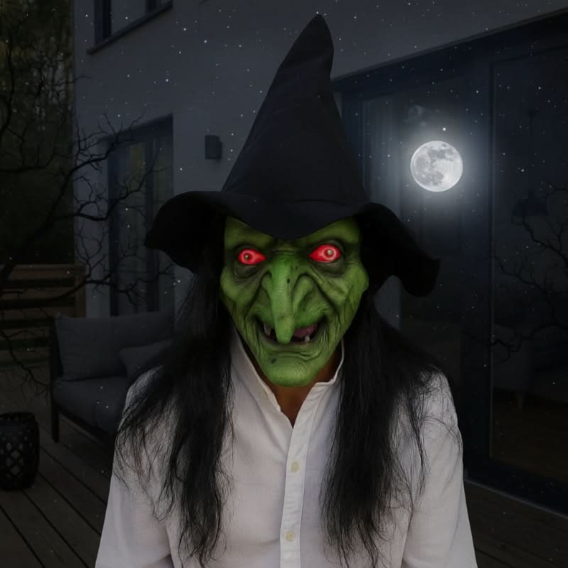 Máscara de personagem flexível e realista em látex Rolewear