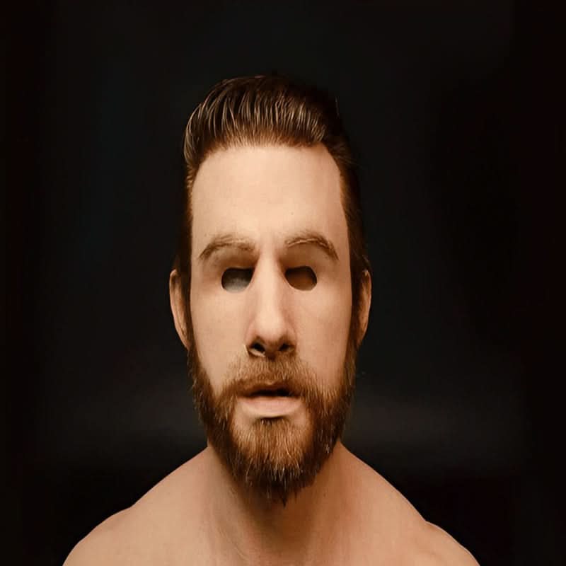 Máscara de personagem flexível e realista em látex Rolewear