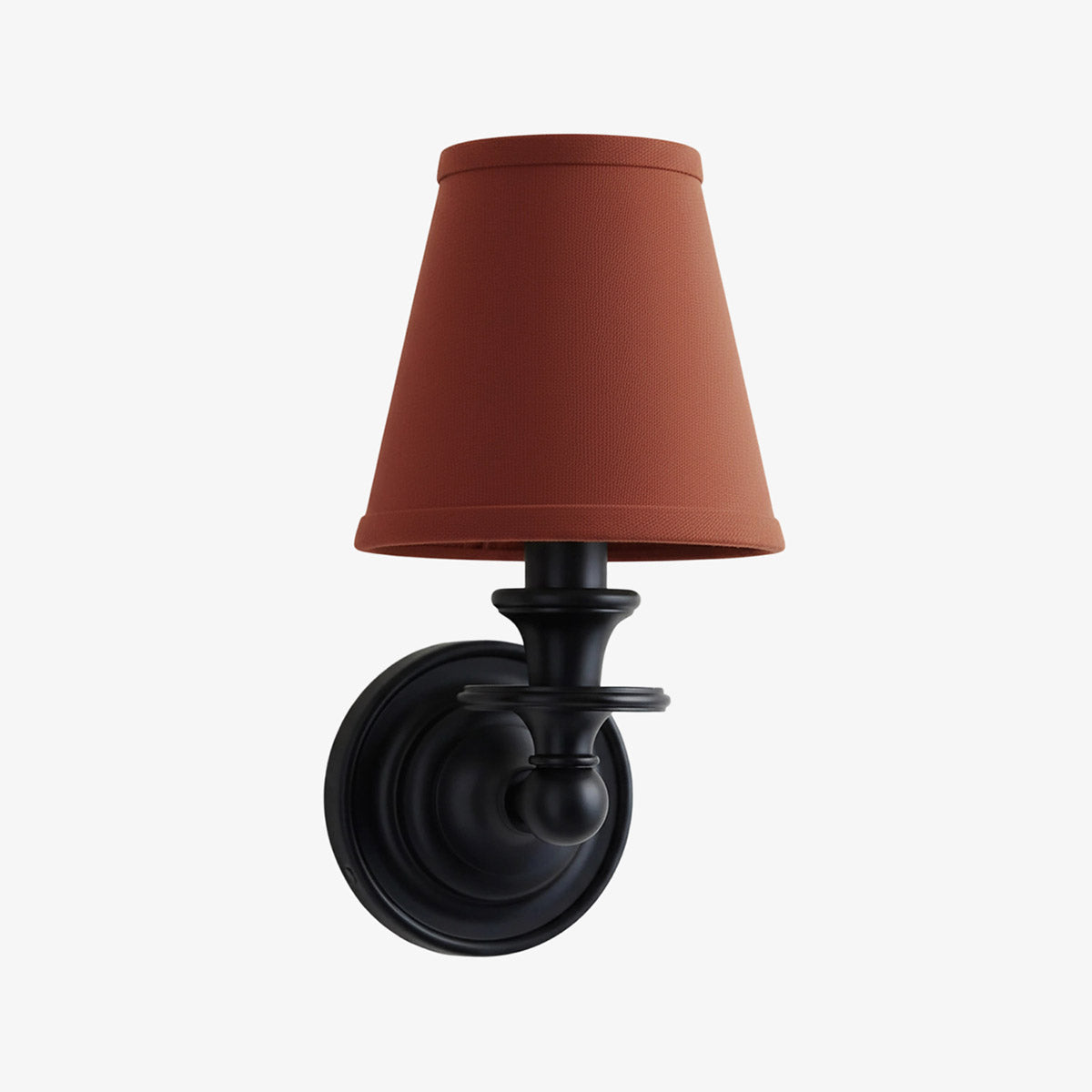 Wall Lamp with Fabric Shade and Gooseneck Arm | Wrought Iron Fixture with Adjustable Reading Lamp - Lamylie