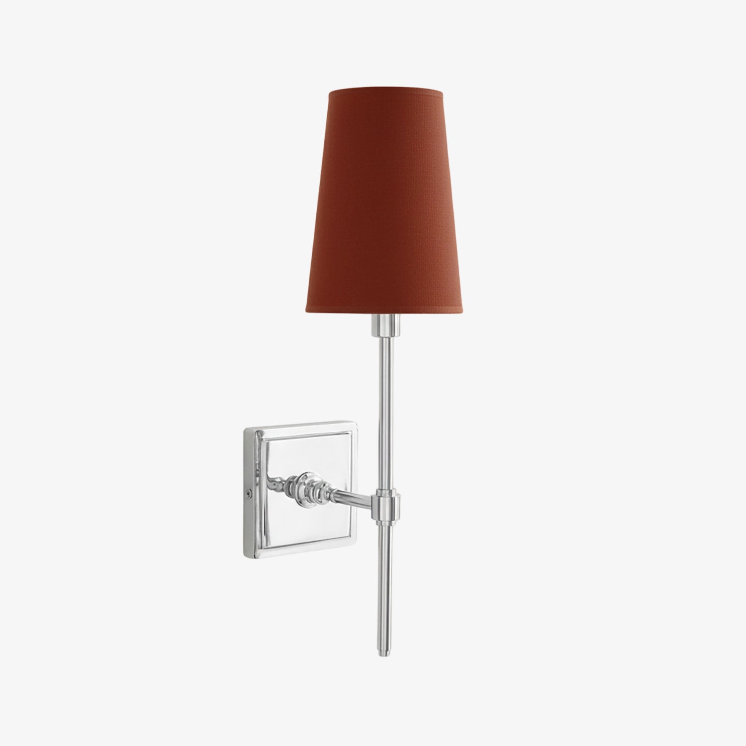 Wall Lamp with Linen Shade - Retro Metal Wall Lighting for Bedroom and Hall - Lamylie