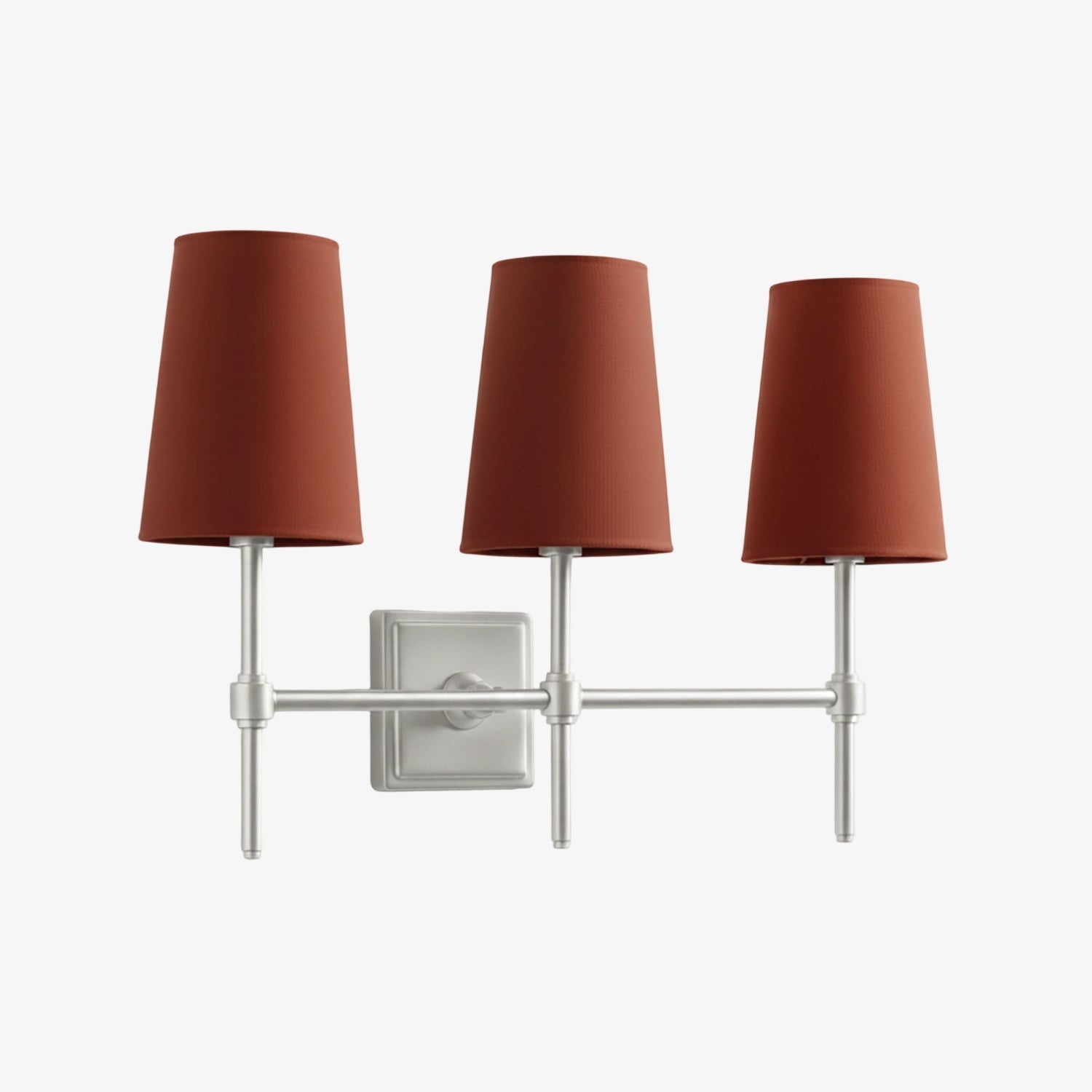 Wandleuchte mit Leinen-Schirm - Retro Metallwandleuchte für Schlafzimmer und Flur - Lamylie