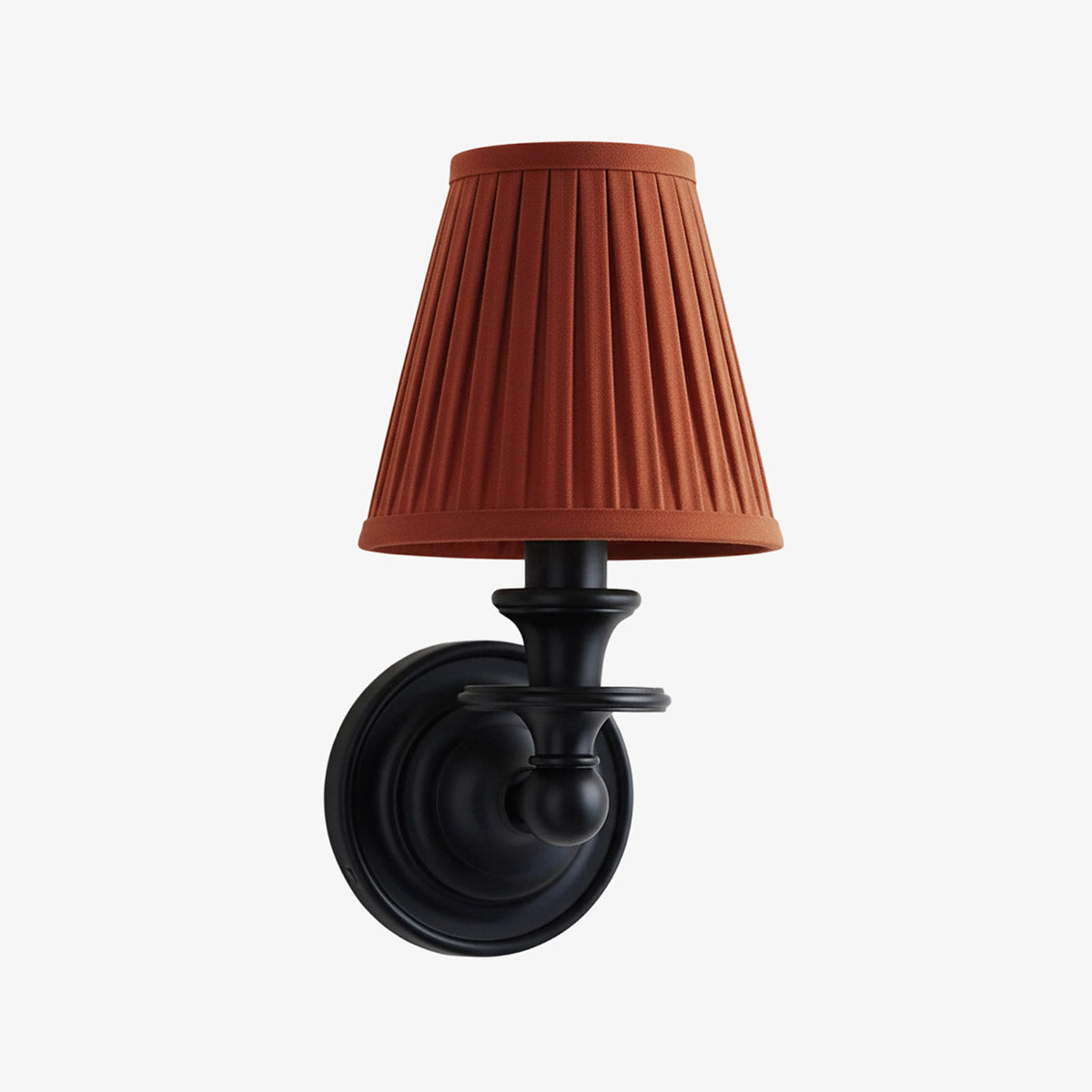 Wall Lamp with Fabric Shade and Gooseneck Arm | Wrought Iron Fixture with Adjustable Reading Lamp - Lamylie