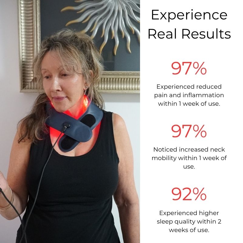 Neck-Worn Portable Red Light Therapy Device for Hands-Free Use - Lamylie