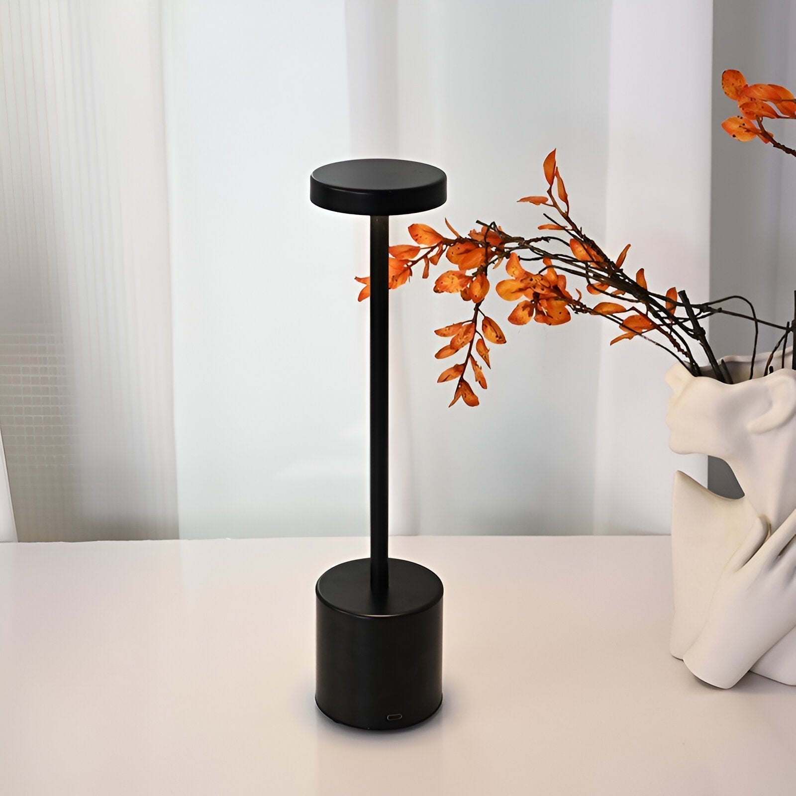 LumoRetro | USB-aufladbare kabellose Retro-Tischlampe - Lamylie