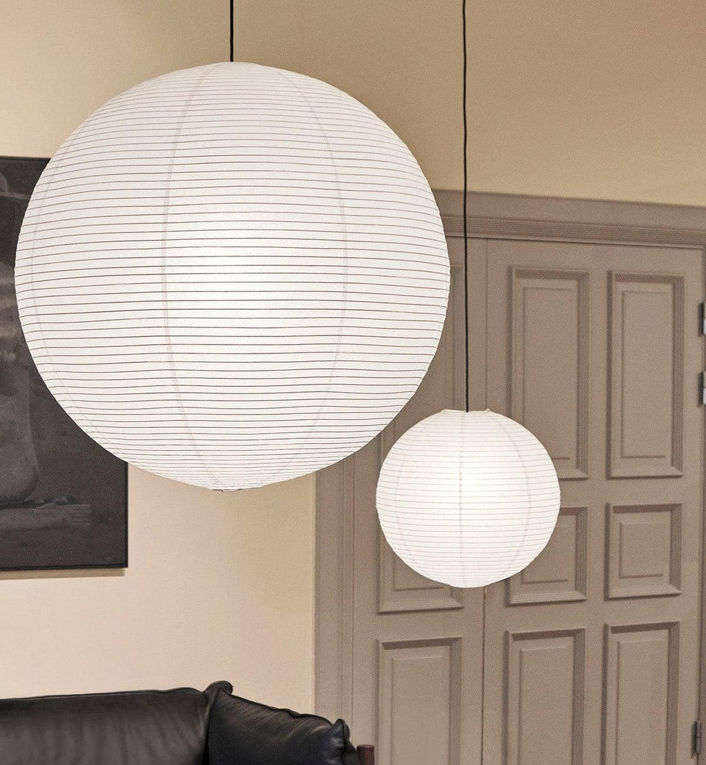 Japanese Mulberry Paper Pendant Lamp — Handmade Washi Lampshade Globe Ambient Lighting - Lamylie