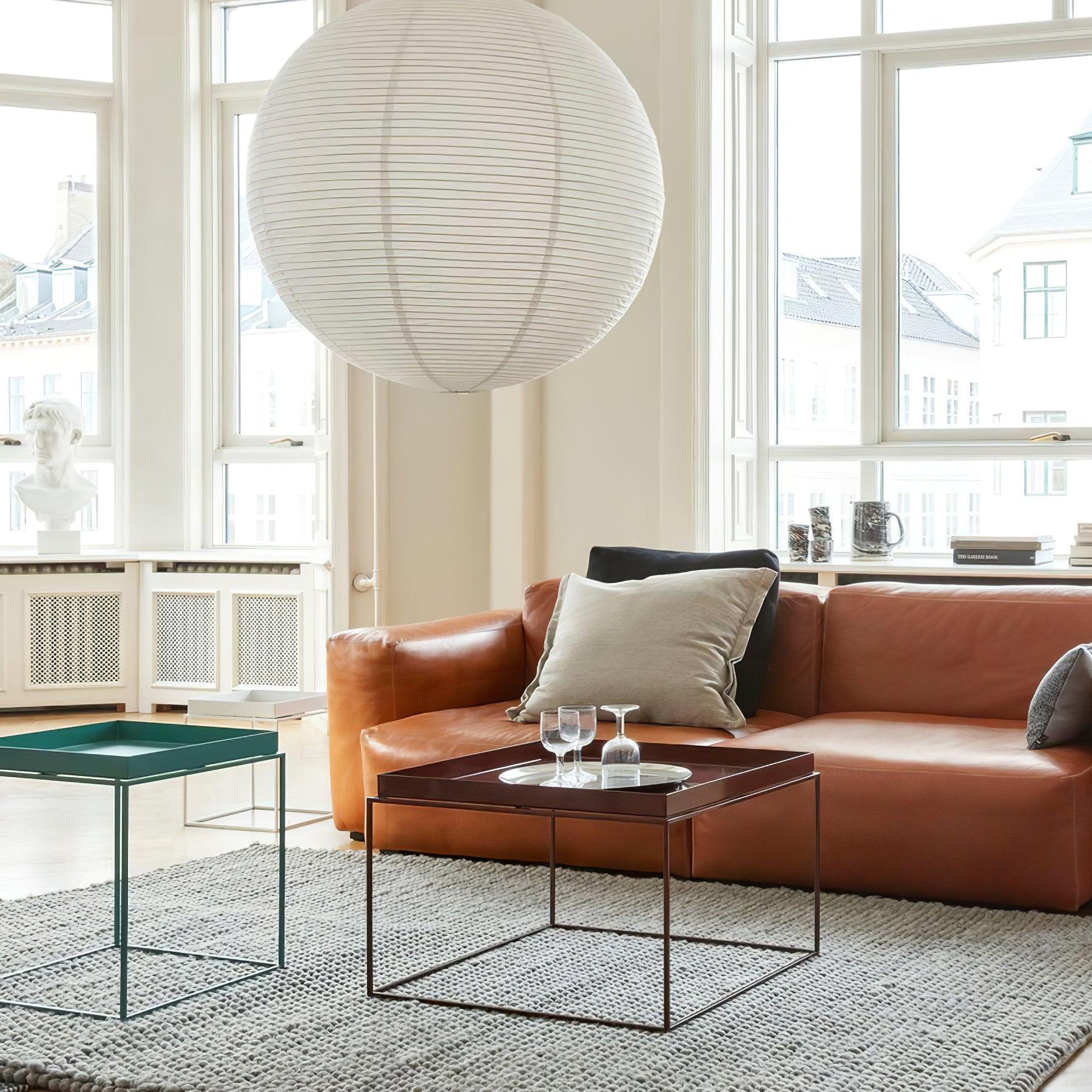 Japanese Mulberry Paper Pendant Lamp — Handmade Washi Lampshade Globe Ambient Lighting - Lamylie