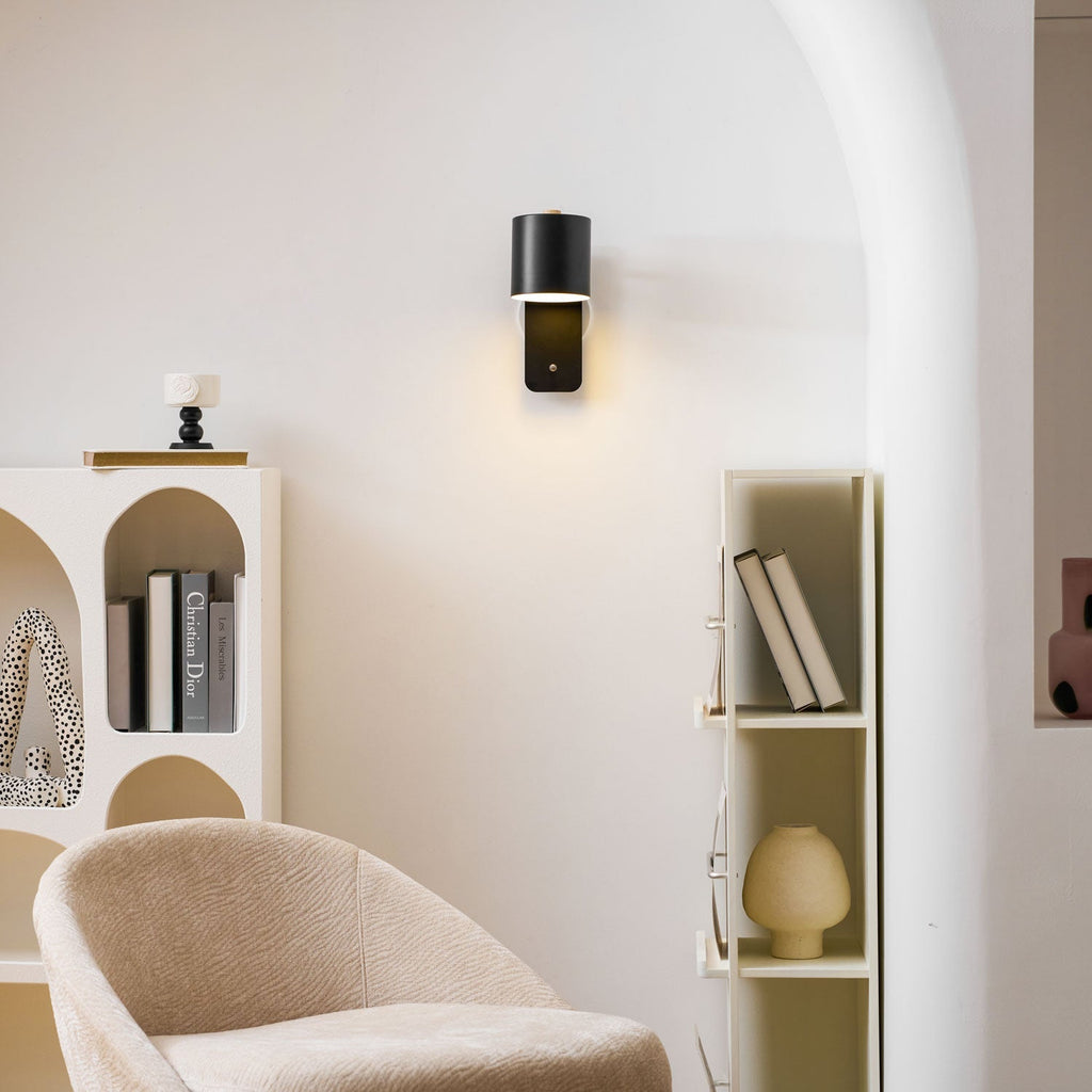 Rotatable Wall Lamp Rechargeable USB-C 350° Rotation Dimmable Touch 4 Colors - Lamylie