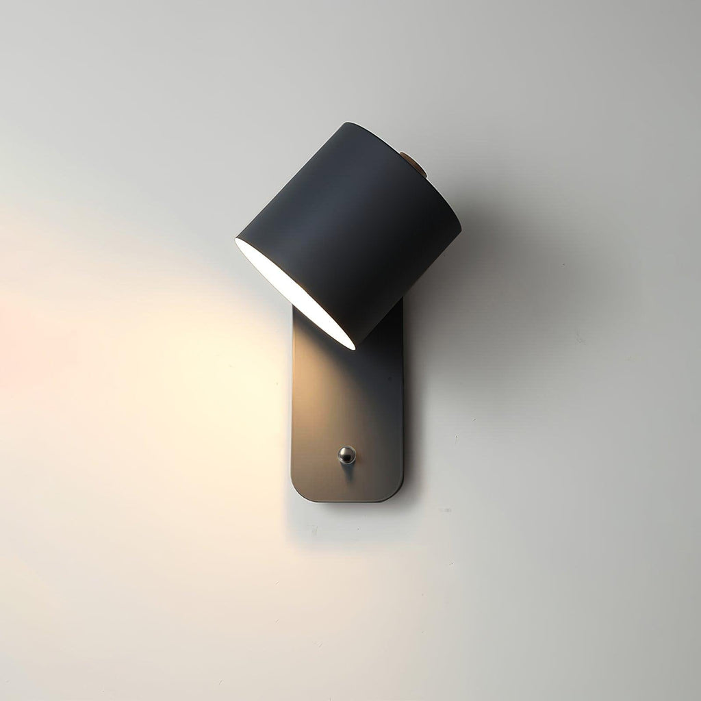 Rotatable Wall Lamp Rechargeable USB-C 350° Rotation Dimmable Touch 4 Colors - Lamylie