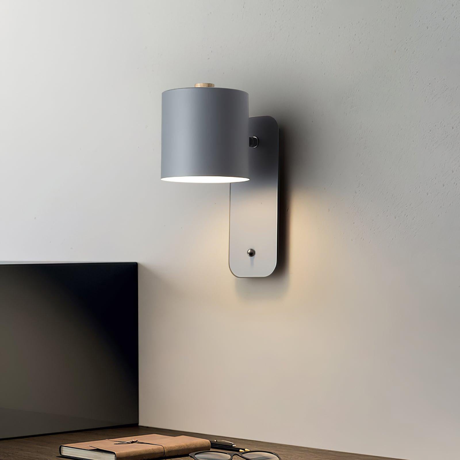 Rotatable Wall Lamp Rechargeable USB-C 350° Rotation Dimmable Touch 4 Colors - Lamylie