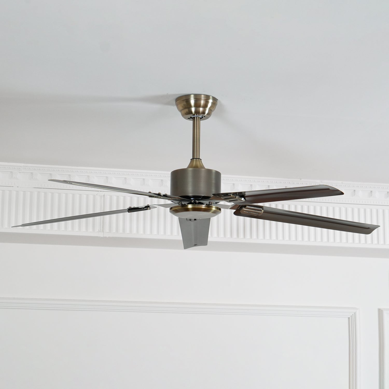 Prémium mennyezeti ventilátor távirányítóval, Ø132cm, 3 sebességfokozat, csendes DC-motorral – Lamylie