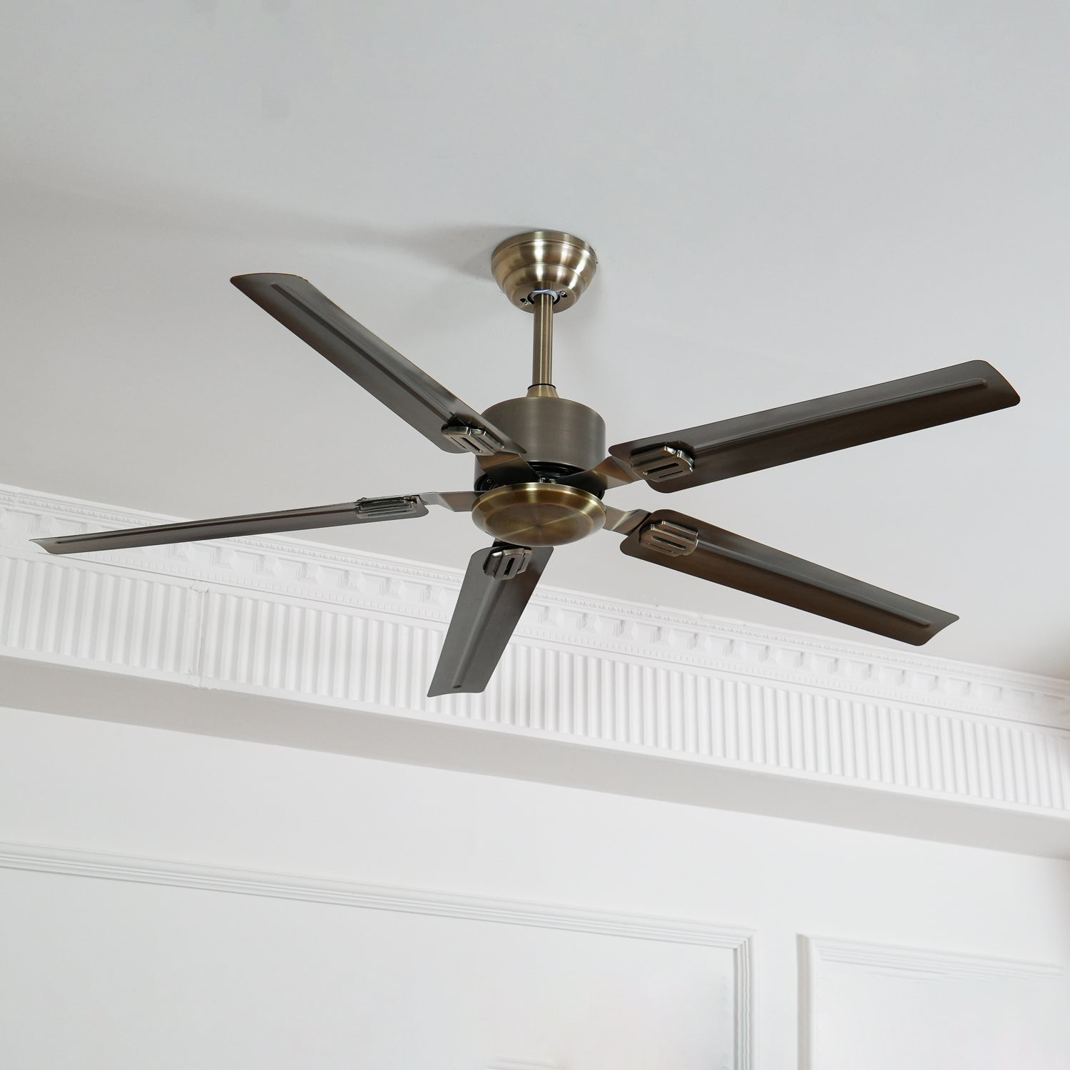 Prémium mennyezeti ventilátor távirányítóval, Ø132cm, 3 sebességfokozat, csendes DC-motorral – Lamylie