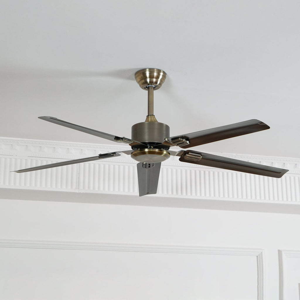 Prémium mennyezeti ventilátor távirányítóval, Ø132cm, 3 sebességfokozat, csendes DC-motorral – Lamylie