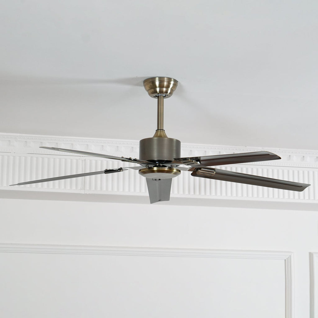 Prémium mennyezeti ventilátor távirányítóval, Ø132cm, 3 sebességfokozat, csendes DC-motorral – Lamylie