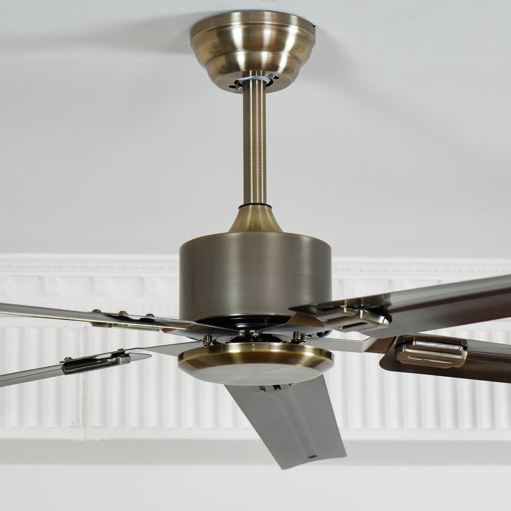 Prémium mennyezeti ventilátor távirányítóval, Ø132cm, 3 sebességfokozat, csendes DC-motorral – Lamylie