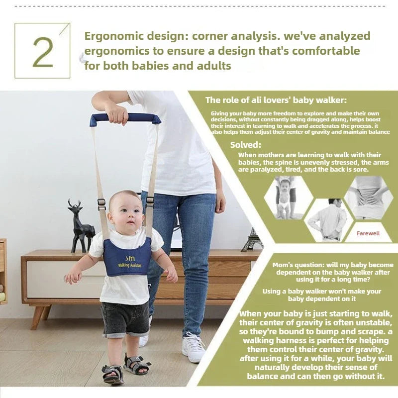 Lightweight Baby Walker for Safe Steps and Happy Parents - Lamylie