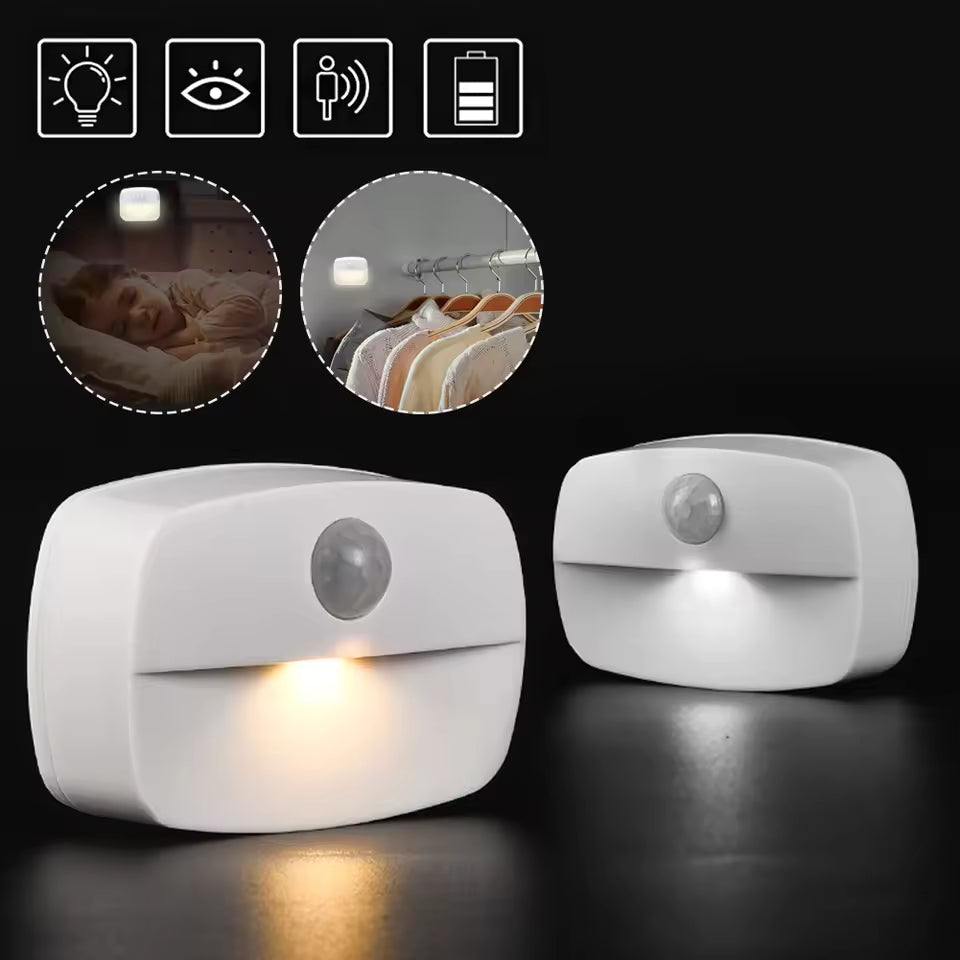LED Night Light with Motion Sensor for Closets, Kitchens, and Stairs - Lamylie