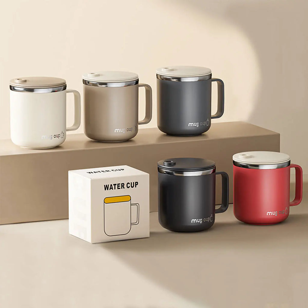 Insulated Stainless Steel Coffee Mug with Lid - Lamylie