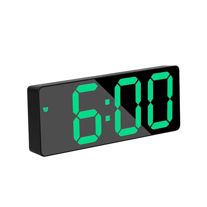 Despertador com visor LED e função de espelho eletrónico - Lamylie