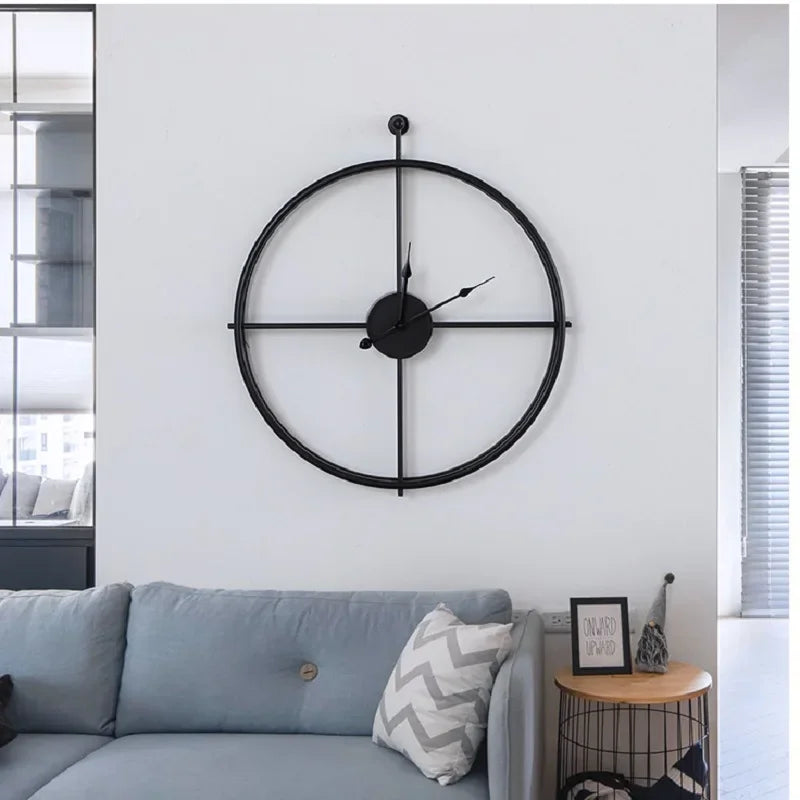 Reloj de pared contemporáneo | Elegante reloj para decorar el hogar - Lamylie