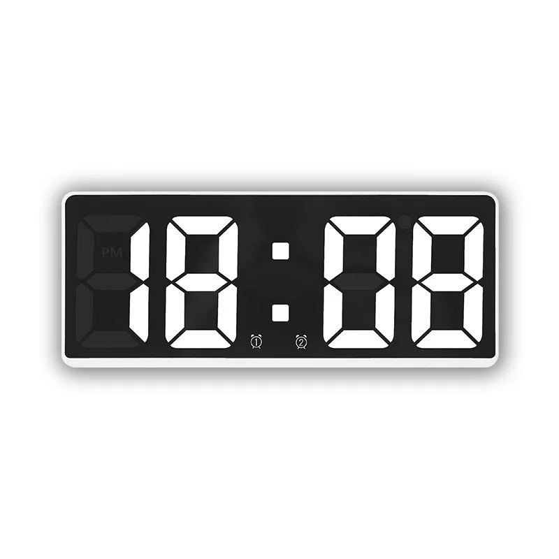 Despertador com visor LED e função de espelho eletrónico - Lamylie