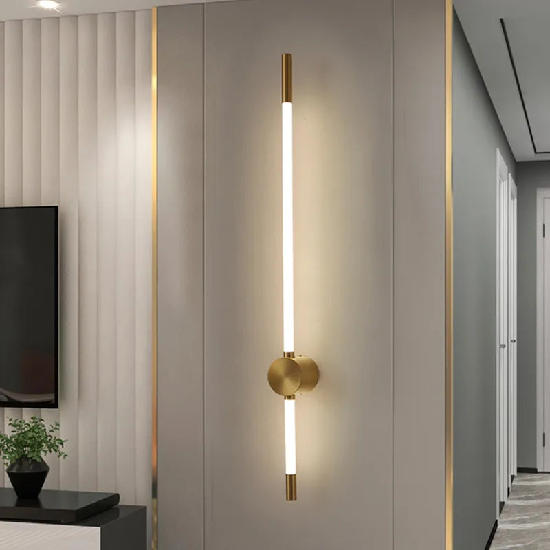 Κάθετο επίτοιχο φωτιστικό LED LumaFlex — Λεπτό μεταλλικό φινίρισμα, ενεργειακά αποδοτικός φωτισμός
