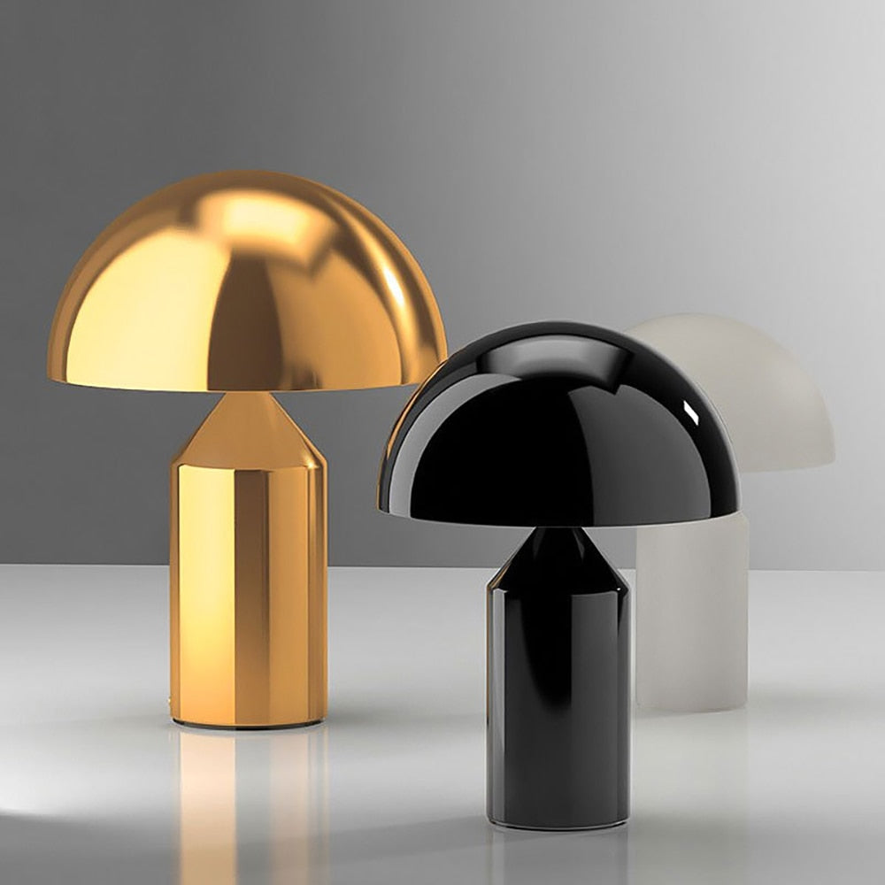 Nova nordische Tischlampe – Sanfte Berührungssteuerung, Schwarz, Weiß, Gold