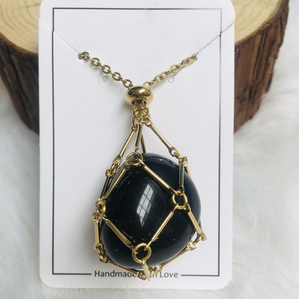 JoyauDiamanté - Interchangeable Crystal Stone Necklace for a Radiant Style and Inner Harmony - Lamylie