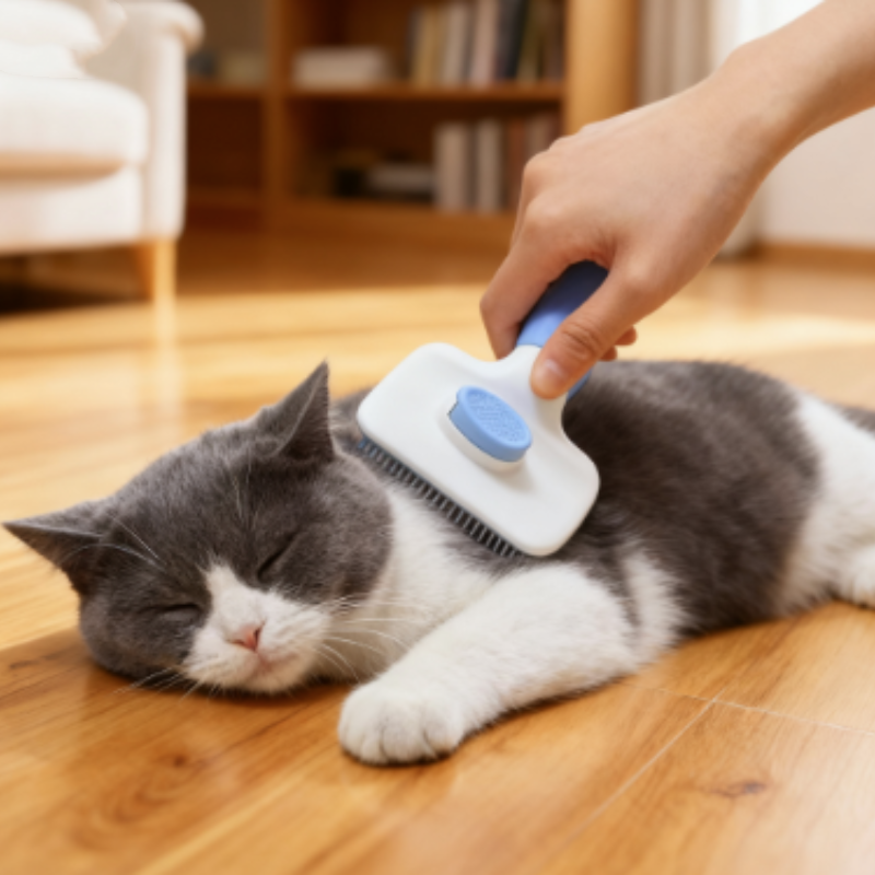 Pflegebürste für Katzen und Hunde - Haarentfernungs- und Massagebürste - Lamylie